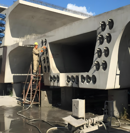 青龙压浆料施工流程及注意事项